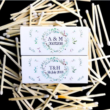 3 inch Long Wooden Matchsticks for Home Decor, Wedding Favors, Crafts, Matchbox Filling, Refill, Safety Matches, Bulk, Loose, 3 Inches, Black