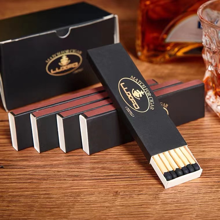 Wholesale Matchboxes Safety Custom Cigar Matches Boxes Luxury